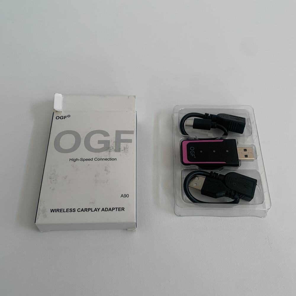 OGF High Speed Connection Wireless CarPlay Adapte Android 11+ And iPhone iOS 10+ - Picture 4 of 11